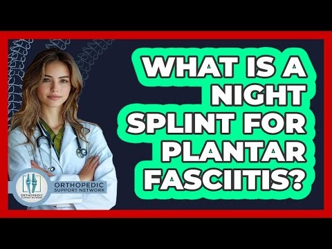What Is A Night Splint For Plantar Fasciitis?