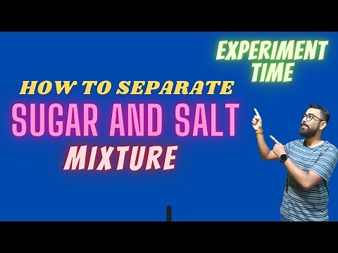 How to separate Salt and sugar using a mysterious Solvent ! Chemistry Experiment