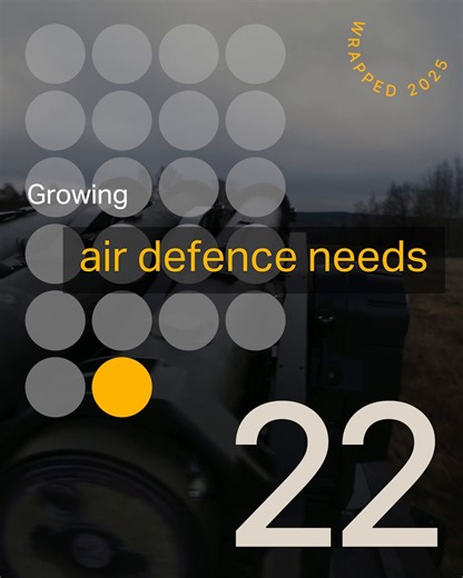 Saab on Instagram: "More countries around the world are increasing their air defence capabilities, thanks to different Saab solutions. Every day we will post one of our highlights of 2025. Follow along to see how far we've come this year. Explore more on our website (link in bio). #Saabwrapped2025"