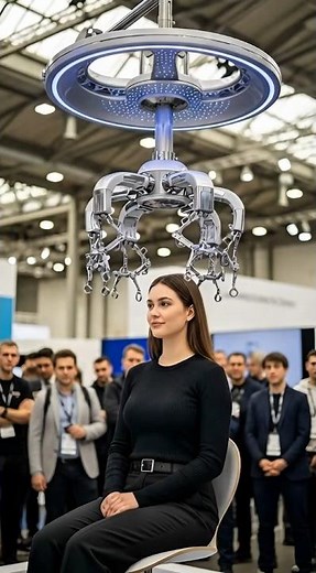 Dubai AI Barber Pod 3.0 Transforms Russian Girl in Seconds 🤖✨