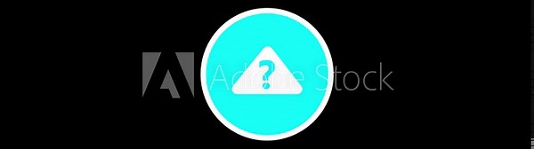Question Mark Animation with transparent Background. question mark animation scaling and position changing.