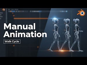 Manual Walk Cycle Animation in Blender | Step-by-Step Tutorial for Beginners