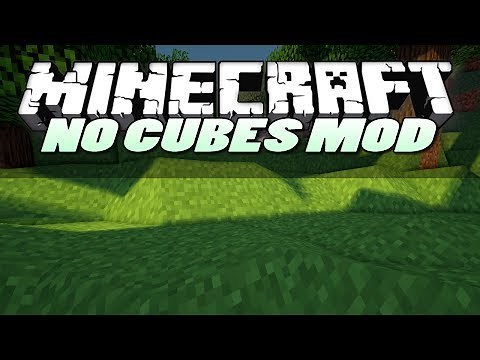 Minecraft Mods | NO CUBES MOD (SMOOTH TERRAIN) | Mod Showcase