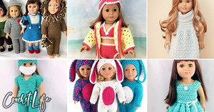 18 Beautiful American Girl Doll Crochet Patterns
