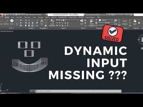 How To Turn ON Dynamic Input in AutoCAD (2020) | AutoCAD Tips & Tricks