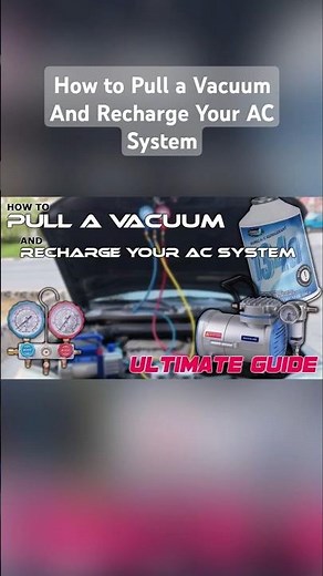 How to Pull a Vacuum and Recharge an AC System - Any Car or Truck