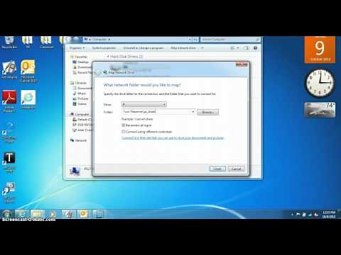 How to map the P drive
