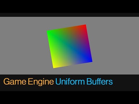 #17 How To Make a Game Engine | C++ and OpenGL | Graphics Module - Add Uniform Buffers