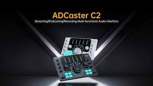 【New Release】Introducing the Comica ADCaster C2 - a multi-functional audio interface for streaming, podcasting, and recording. 👍 Its plug-and-play operation can connect it to smartphones, tablets, and computers. The device offers multiple functions to cater to various needs, including recording, live streaming, gaming, music production, and more! 😎 -------- 💥More Features:💥 🔸48kHz/24bit Record, Broadcasting-level Sound Quality 🔸Revolutionary CalMix Denoise Algorithm, Support One-click Deno