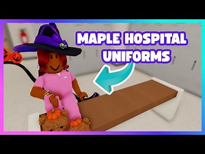 MAPLE HOSPITAL HOW TO PUT ON UNIFORM 🥼 Roblox