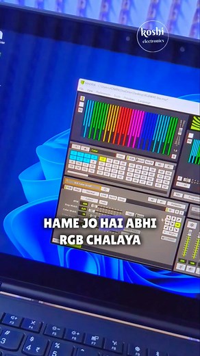 2.9K views · 12 reactions | RGB WS strip LED control through MADRIX software | Koshi electronics | Facebook