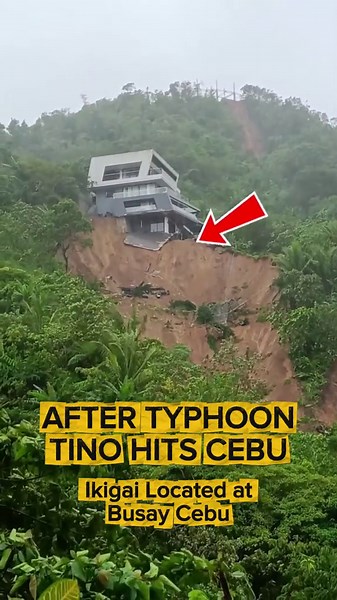 Landslide Impact at Ikigai House in Balamban, Cebu