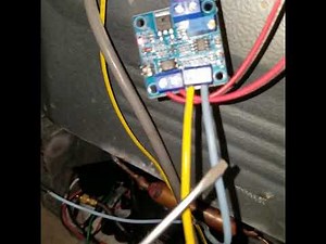 Lg linear to conventional compressor, 4 wiring fan, ssr, pwm to dc. fridge is working fine. part 2/3