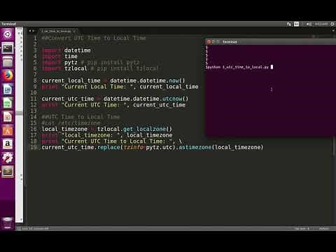 Python Convert UTC Time to Local Time