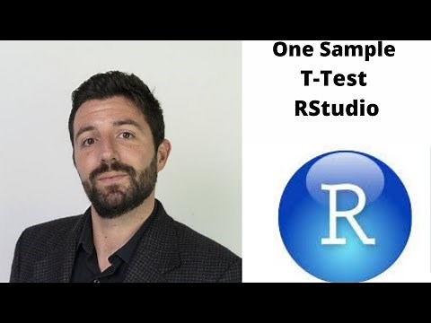 How to Run a One Sample T test in R and Rstudio