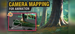 Creating Anime Backgrounds in Blender Using Projection Mapping