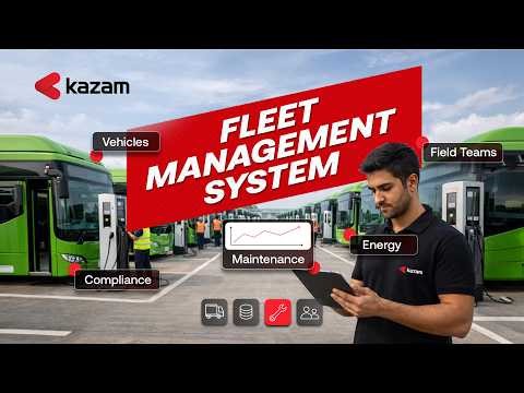 Struggling with Fleet Management? Reduce Cost & Downtime with Kazam's Fleet Management Software