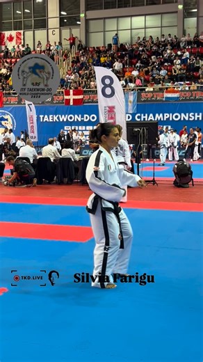 Italian. The best. Queen. SILVIA FARIGU Female Patterns 4-6 Dan WORLD CHAMPION 👑 | TKD LIVE