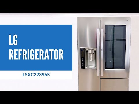 LG Side by Side Refrigerator LSXC22396S