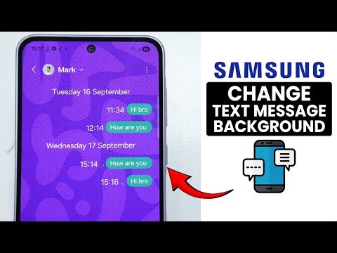 [2025] How to Change Samsung Text Message Background - Set Custom Photo