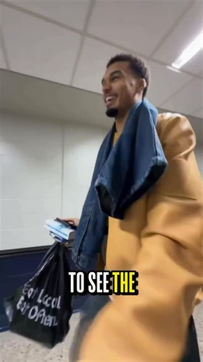 NBA on Instagram: "One of the advantages to being @wemby: Being able to find your teammates from any vantage point 👀 @dylharpp"