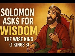 Solomon Asks for Wisdom – The Wise King | Bible Story | Moreal TV. #1kings3