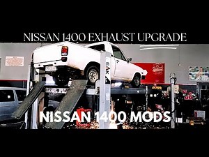 Nissan 1400 Gets a New Exhaust | Nissan 1400 Project #nissan #1400