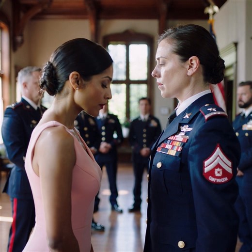 My father said I would never bring honor to the family—until his new daughter realized I was her general. His smile faded… The tablecloth was plastic, Conway Twitty was playing music on the rental speakers, and an American flag was pinned neatly behind the main table at the American Legion Hall. I stood near the exit with a styrofoam cup of coffee, not looking very appetizing, doing what Marines do best—keeping myself small until it’s time to be big. When my father raised his glass of champagne,