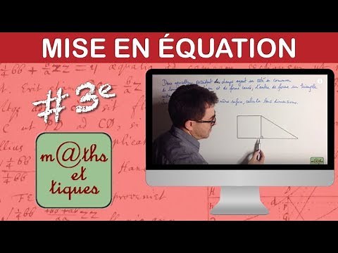 Putting a problem into an equation (2) - Third