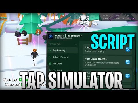 [🖱️UPDATE] Tap Simulator Best Script Auto Farm, Auto Tap & MORE Roblox 2025