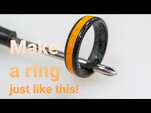 Making a Micarta and Mica powder ring (Highlights video!)
