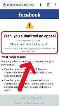 You Submitted an Appeal Facebook Problem 💯Fixed ✅ Suspended Facebook Account Disabled ⁨‪@AppFixi‬