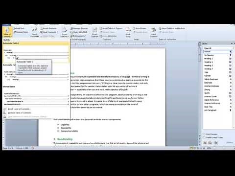 How to Create Numbered Heading in MS Word 2010 and Adobe FrameMaker
