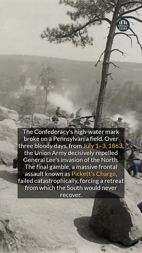 72K views · 622 reactions | July 1863 marked the definitive turning point of the American Civil War. #history #historyfacts #CivilWar | Untold Leaks | Facebook