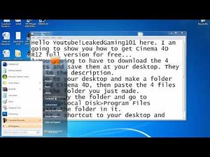 How To Get Cinema 4D Full Version For Free!! WORKING