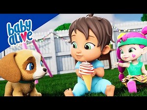 Le Chiot Vole La Glace ! 🐶 Dessin Animé Pour Bébé 🍦 Baby Alive Français 💕