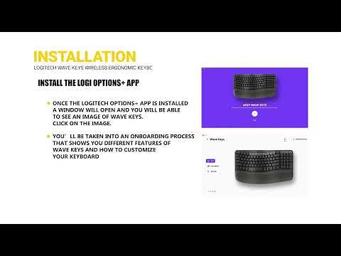 Setup Guide: Logitech Wave Keys Wireless Ergonomic Keyboard