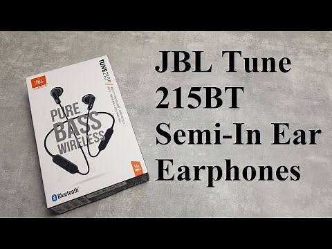 JBL Tune 215BT - Semi-In Ear Earphones
