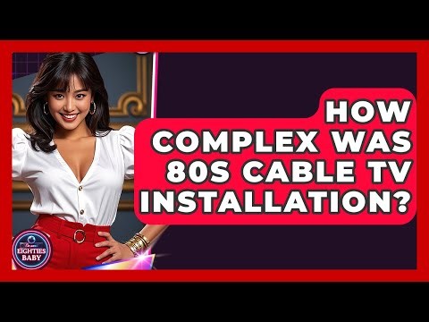 How Complex Was 80s Cable TV Installation? - I'm an 80s Baby