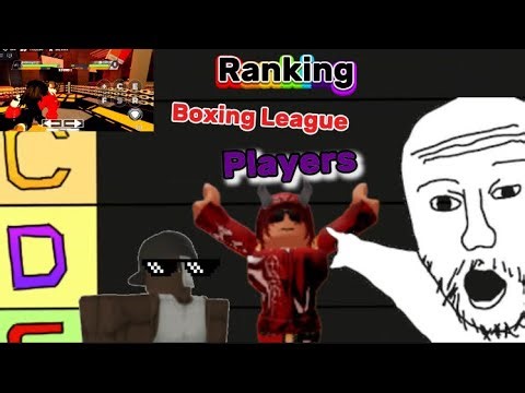 Ranking Boxing League Players || 🥊 🔥|| Roblox Boxing League Part 1! (REUPLOAD!)