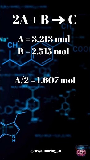 Determine limiting reagent example 1