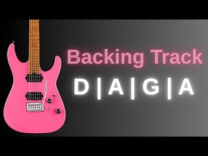 Pop Rock Guitar Backing Track in D Major | 100 Bpm