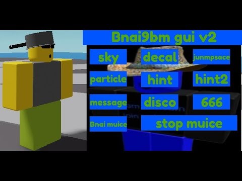 Bnai9bm gui v2 - Showcase small gui - roblox exploiting