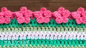 How to Crochet a Flower Border Edging