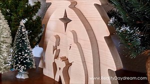 147K views · 392 reactions | Come on over for the full tutorial and printable pattern! https://realitydaydream.com/wooden-nativity-using-a-scroll-saw/ | Reality Daydream | Facebook