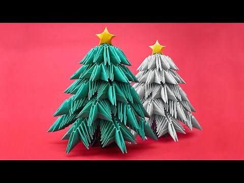 Make an Amazing 3D Origami Christmas Tree for Beginners Today