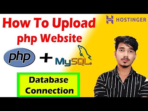 How to Upload php Website on Server with MySQL Database - Hostinger cPanel