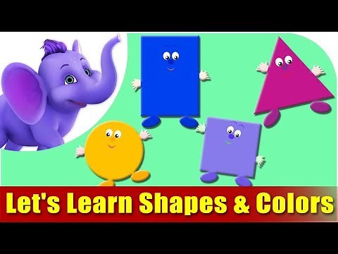 Let's Learn Shapes & Colors - Preschool Learning