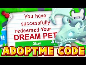 Adopt Me SECRET Code Gives You Your DREAM PET FREE! 100% Working Adopt Me Roblox Code 2020