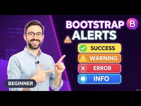 Bootstrap Alerts Explained | Success, Warning & Error Messages | Beginners